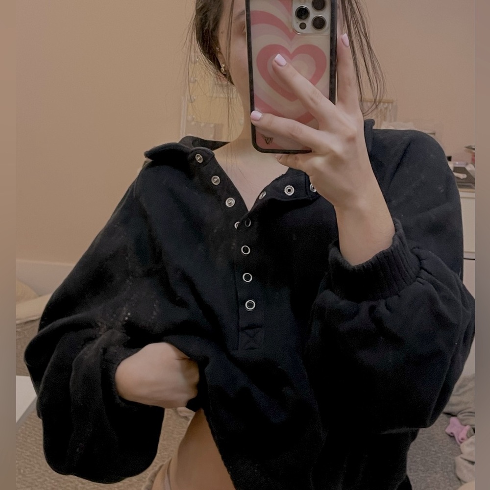 Aries black cozy winter sweater🌟🔮